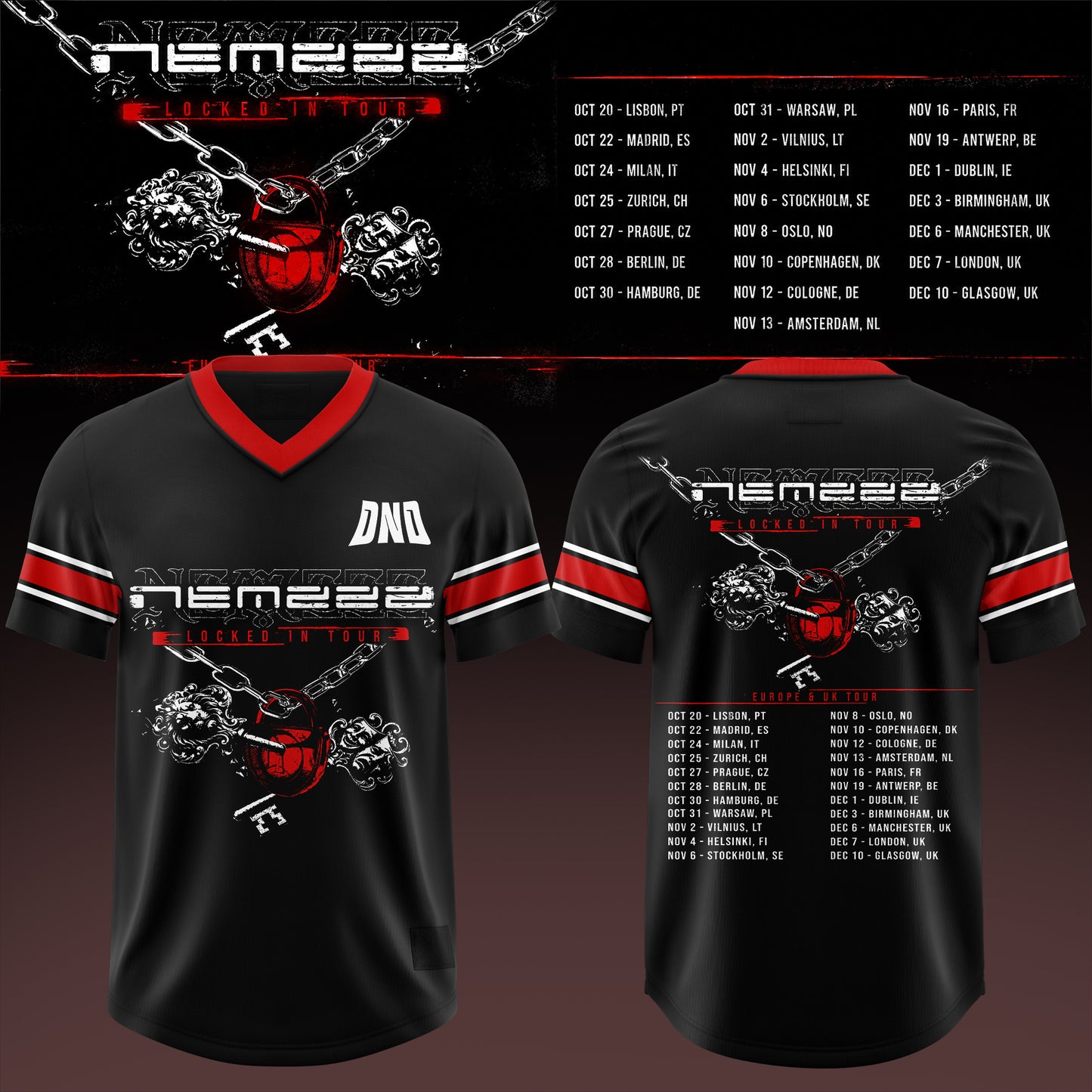 _NMZ Locked In Tour Premium 3D Football Jersey V1