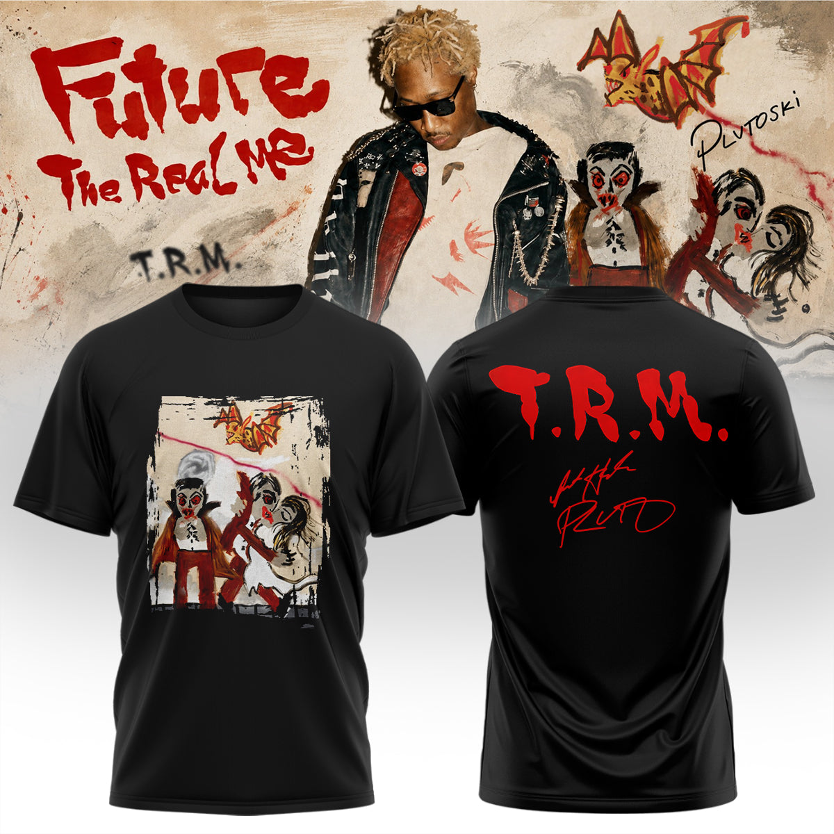 Future ” THE REAL ME ” Signature Limited Edition – Tshirt