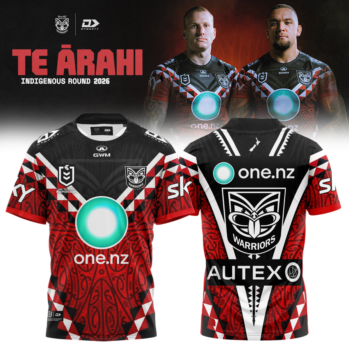 _,New Zealand Warriors Indigenous Round 2026 Te Ārahi Jersey