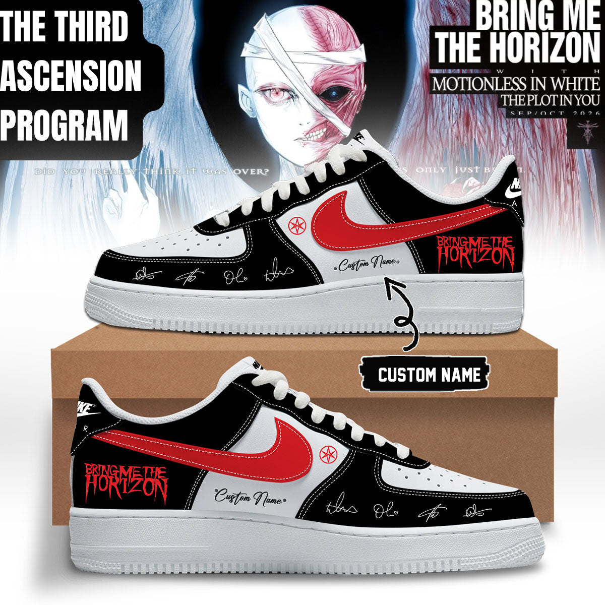 Bring Me The Horizon “The Third Ascension Program 2026” Signature Limited Edition – Shoes
