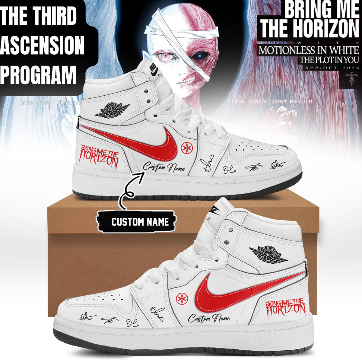 Bring Me The Horizon “The Third Ascension Program 2026” Signature Limited Edition – Shoes 2