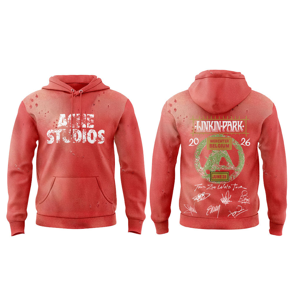 Linkin Park brought their From Zero World Tour to Festivalpark in Werchter, Belgium. Hoodie