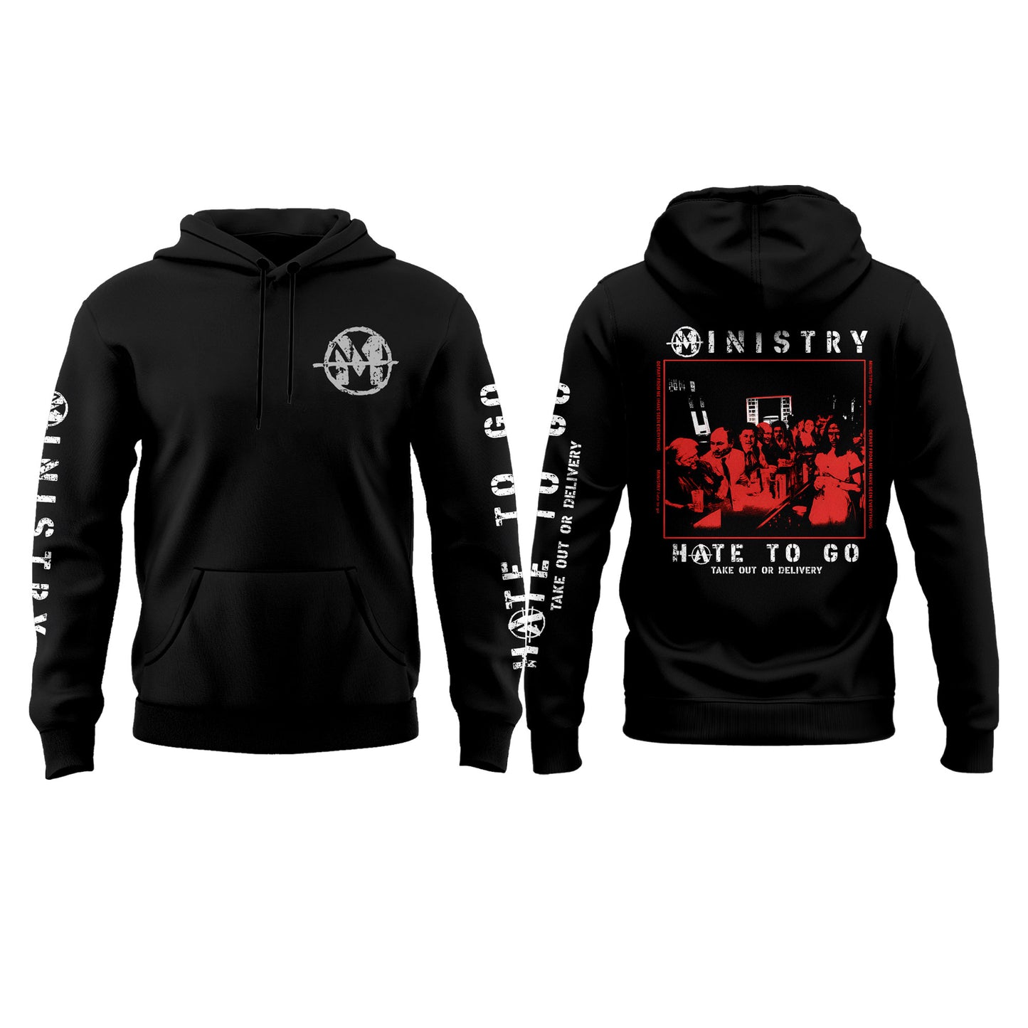 Ministry – Farewell Tour Hate to go Hoodie v4