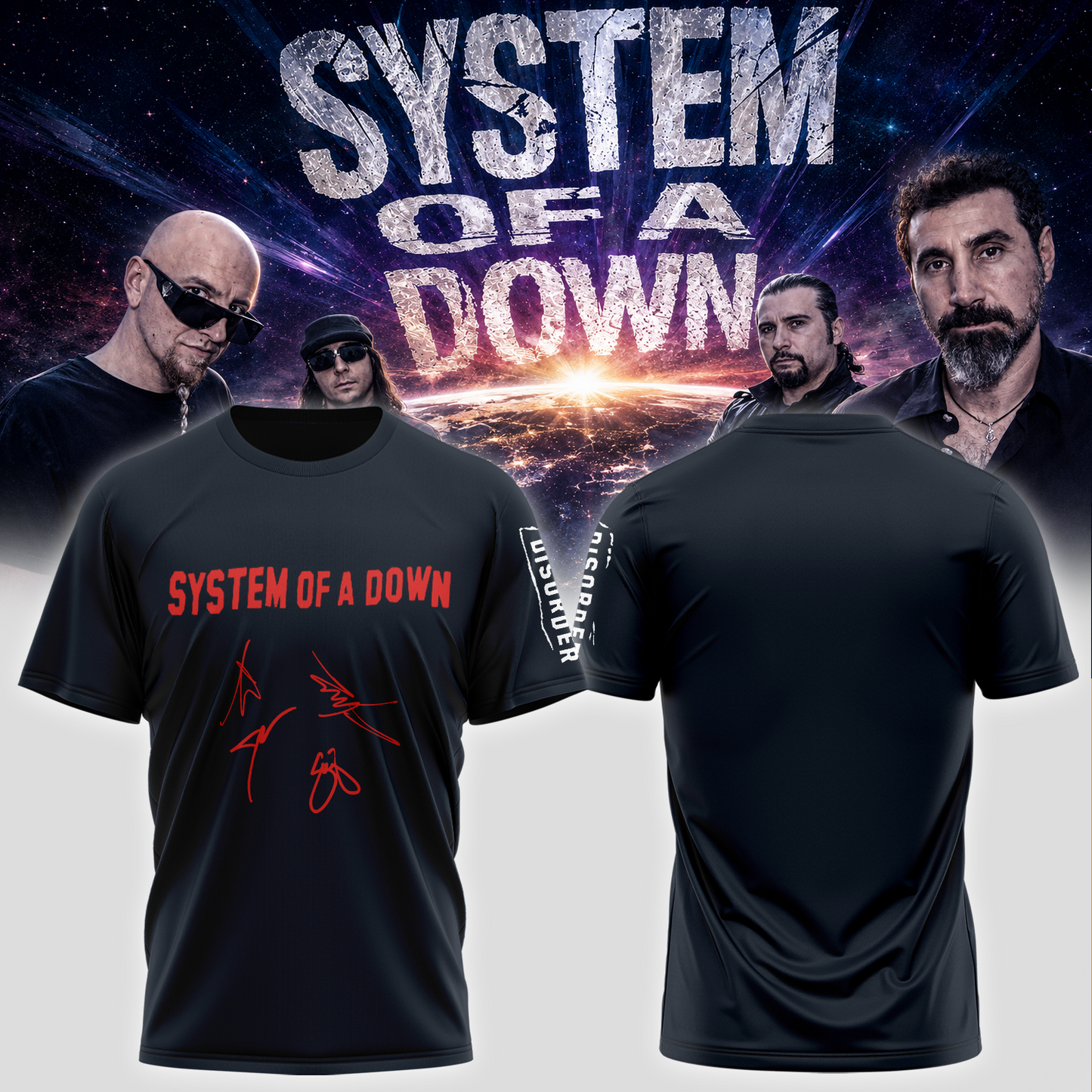 System of a Down “Europe / UK Stadium Tour 2026” – Tshirt