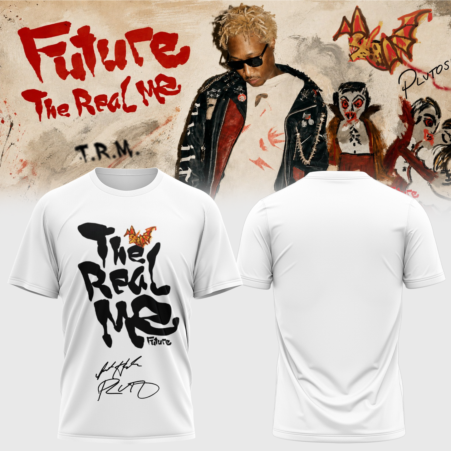 Future ” THE REAL ME ” Signature Limited Edition – Tshirt