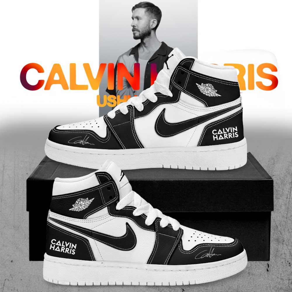 Calvin Harris Ushuaïa Ibiza Signature Custom Name Shoes