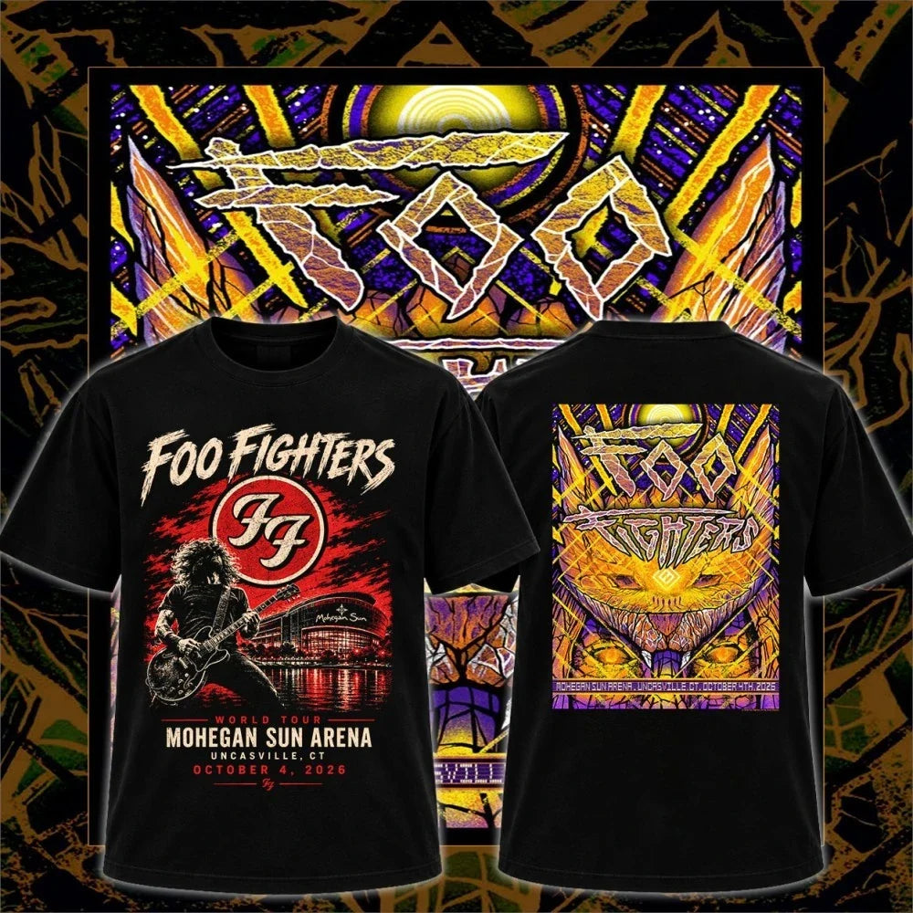 Foo Fighters Uncasville CT Event Tee At Mohegan Sun Arena October 4, 2026 T-Shirt