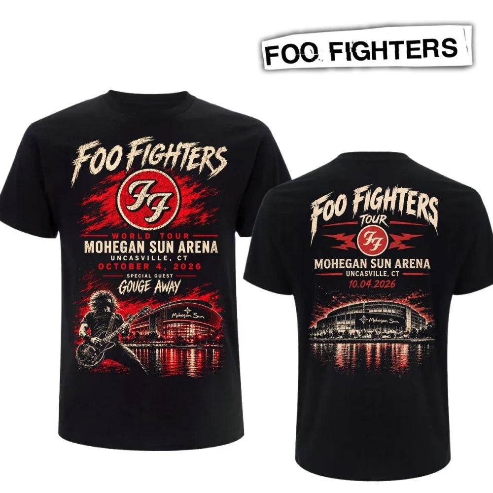 Foo Fighters Mohegan Sun 2026 T-Shirt, Take Cover Tour Concert Tee, Uncasville CT Rock Band Shirt, October 4 2026