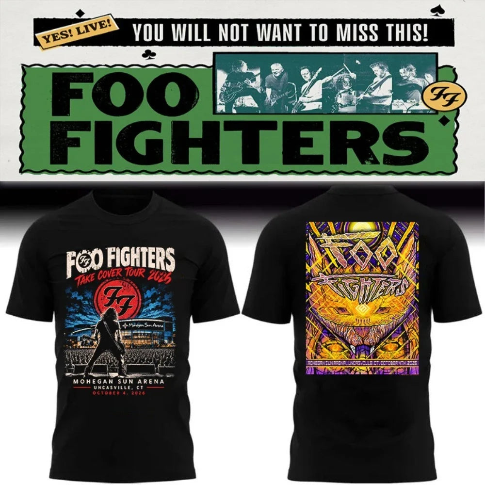 Foo Fighters Uncasville CT Event Tee At Mohegan Sun Arena October 4, 2026 T-Shirt