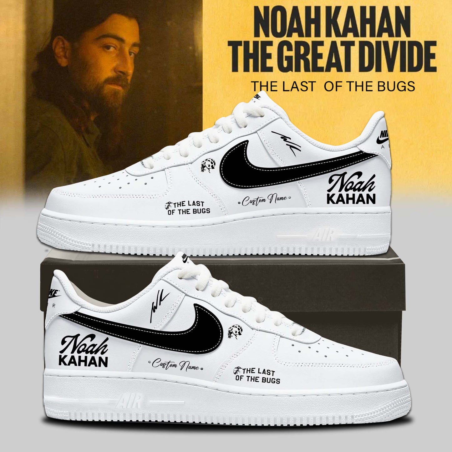 Noah Kahan “The Great Divide: The Last Of The Bugs” Album 2026 Limited Edition Signature – Shoes 5