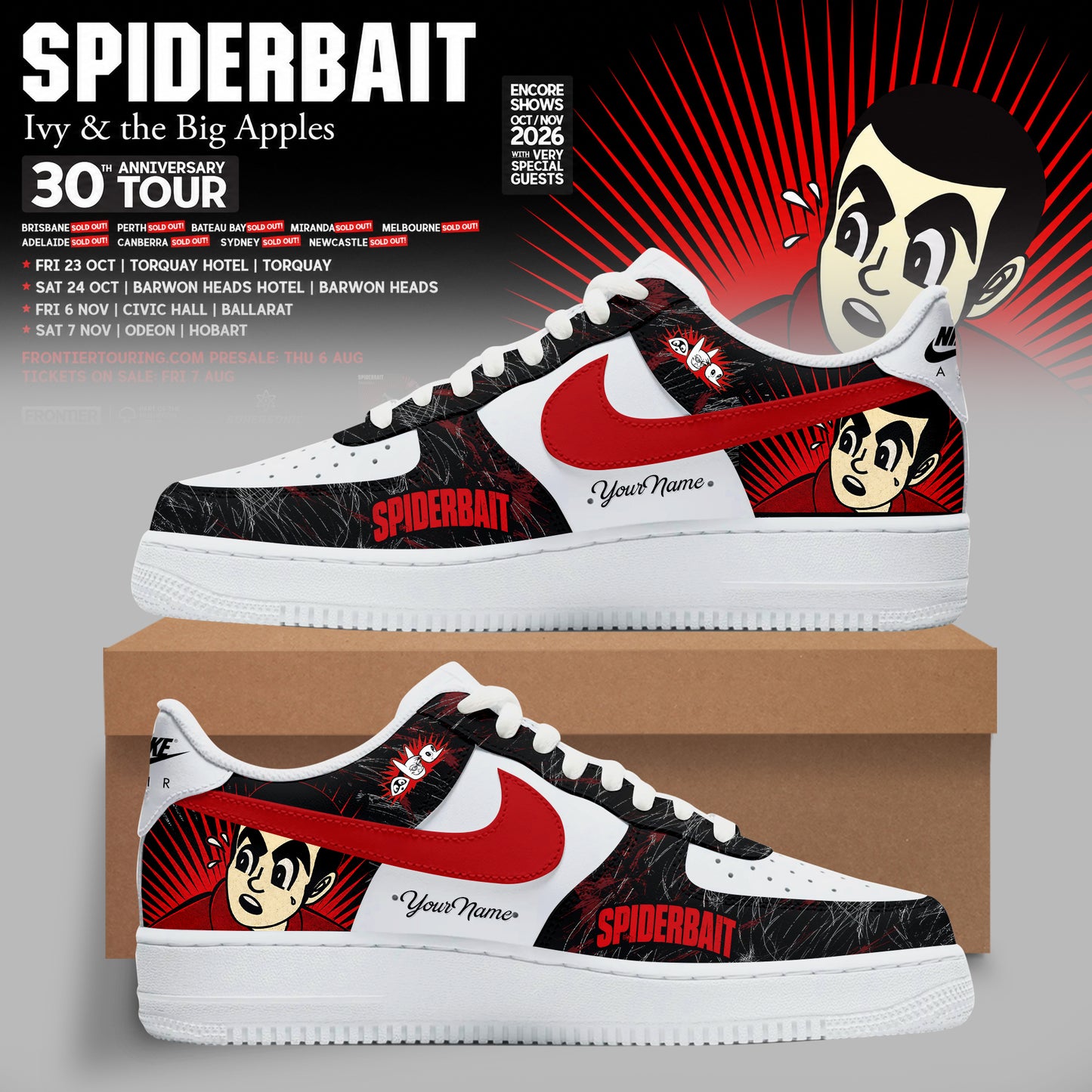 _SPIDERBAIT — 30TH ANNIVERSARY TOUR COLLECTION SHOES