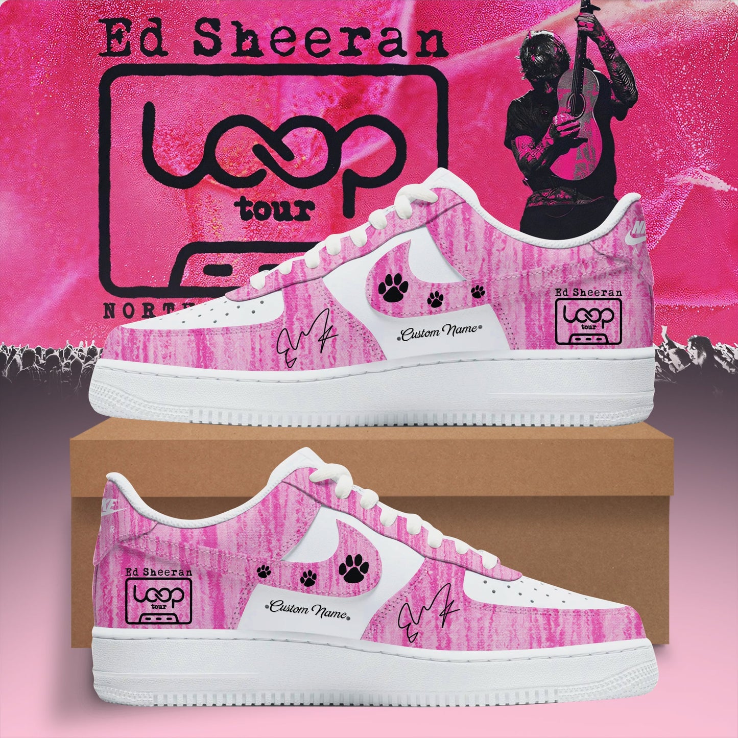 Ed Sheeran – Loop Tour NA 2026 Customize AF1