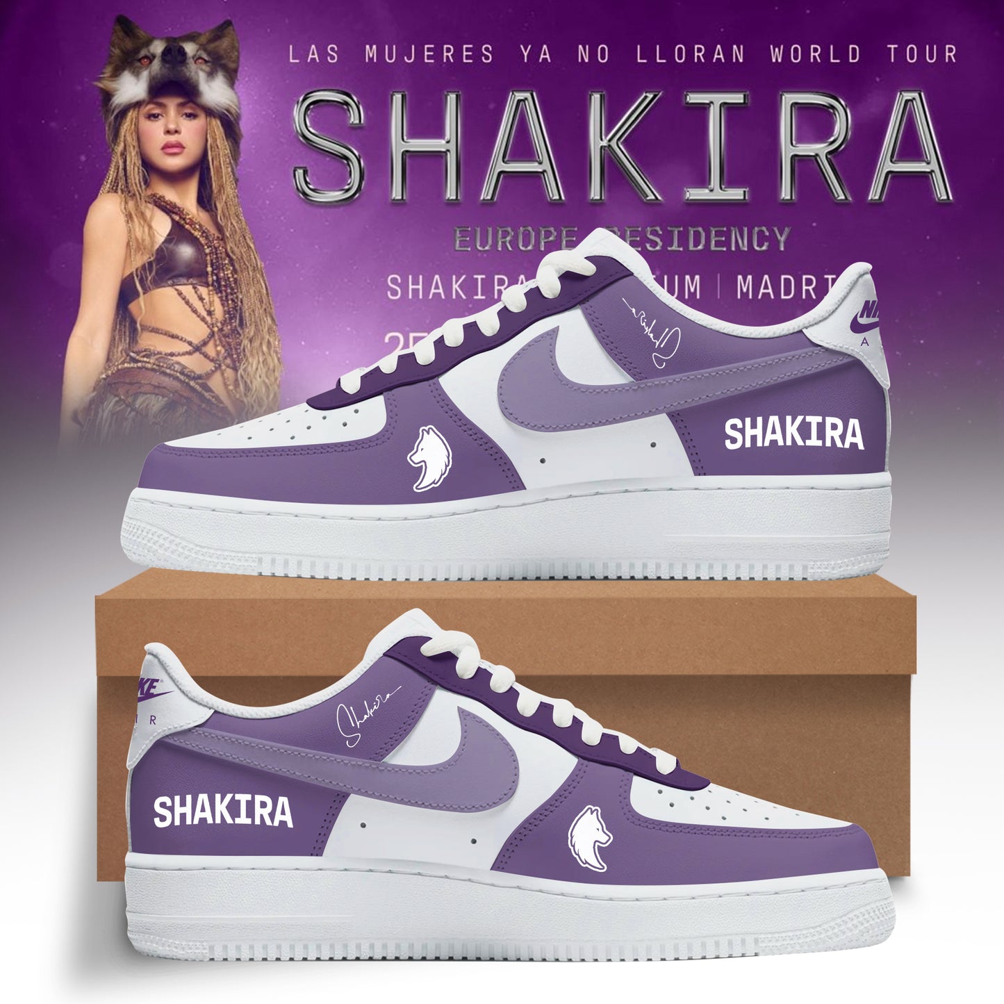_ “SHE WOLF”- Customize Sneakers
