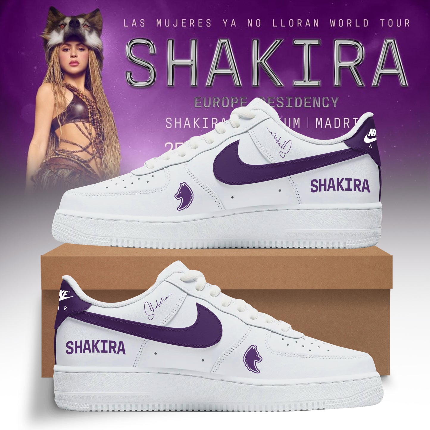 _ “SHE WOLF”- Customize Sneakers
