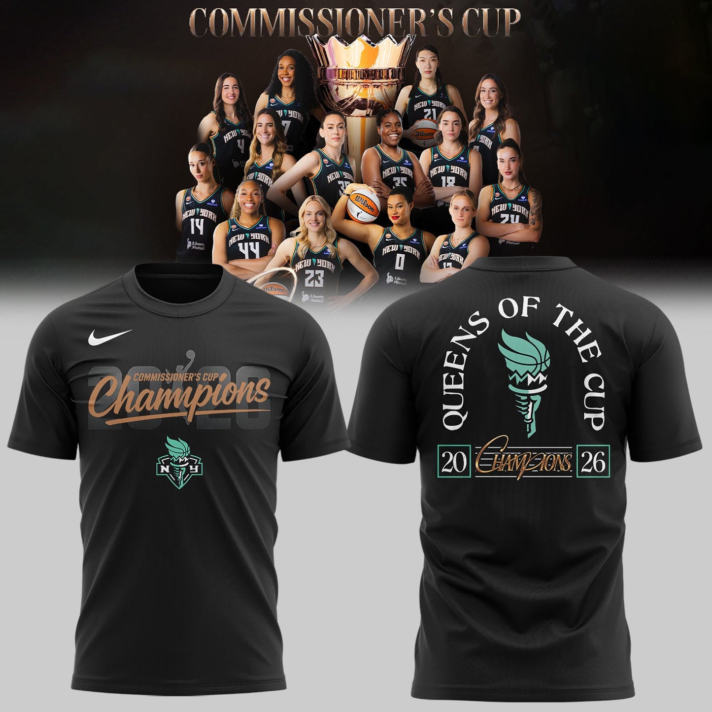 Liberty 🗽2026 Commissioner’s Cup Champions 🏀🏆Shirt