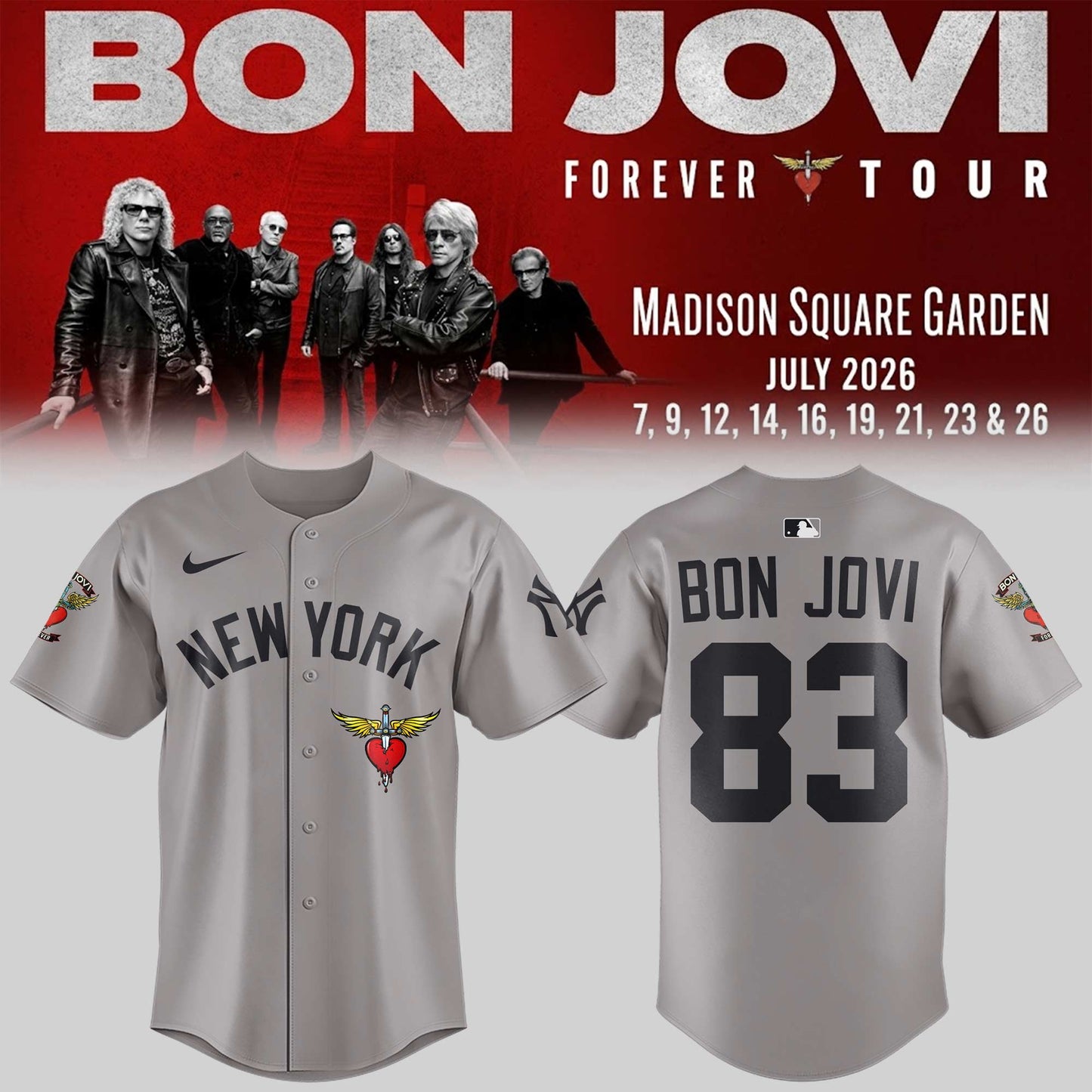 Limited Editon Forever Tour 2026 Jersey
