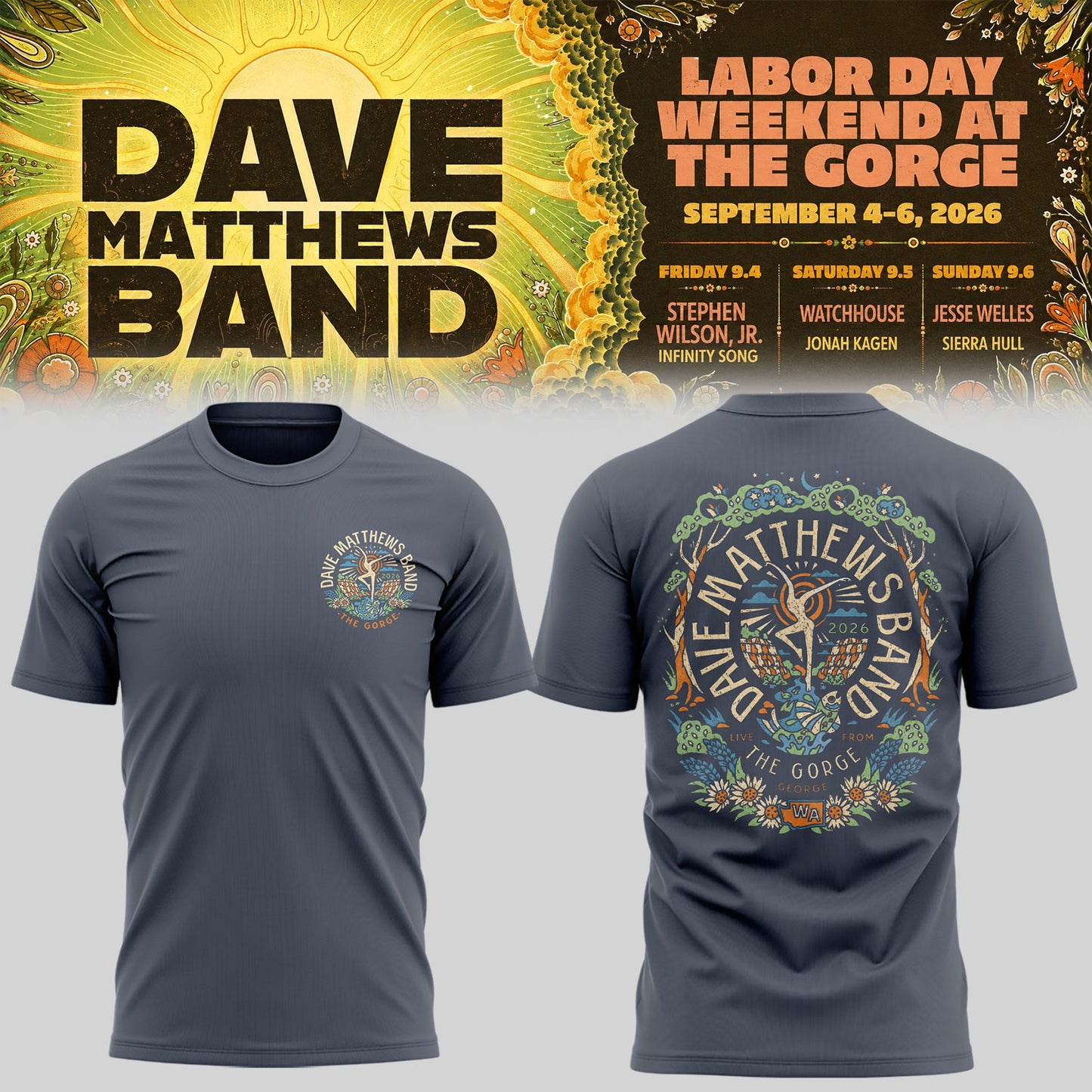 Limited Edition Labor Day Weekend at The Gorge Shirt