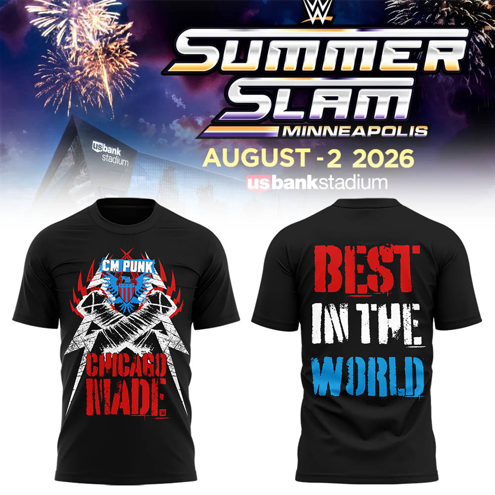 Limited Edition Summer Slam 2026 In Minnesota Shirt