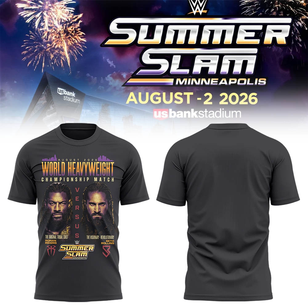 Limited Edition Summer Slam 2026 In Minnesota Shirt