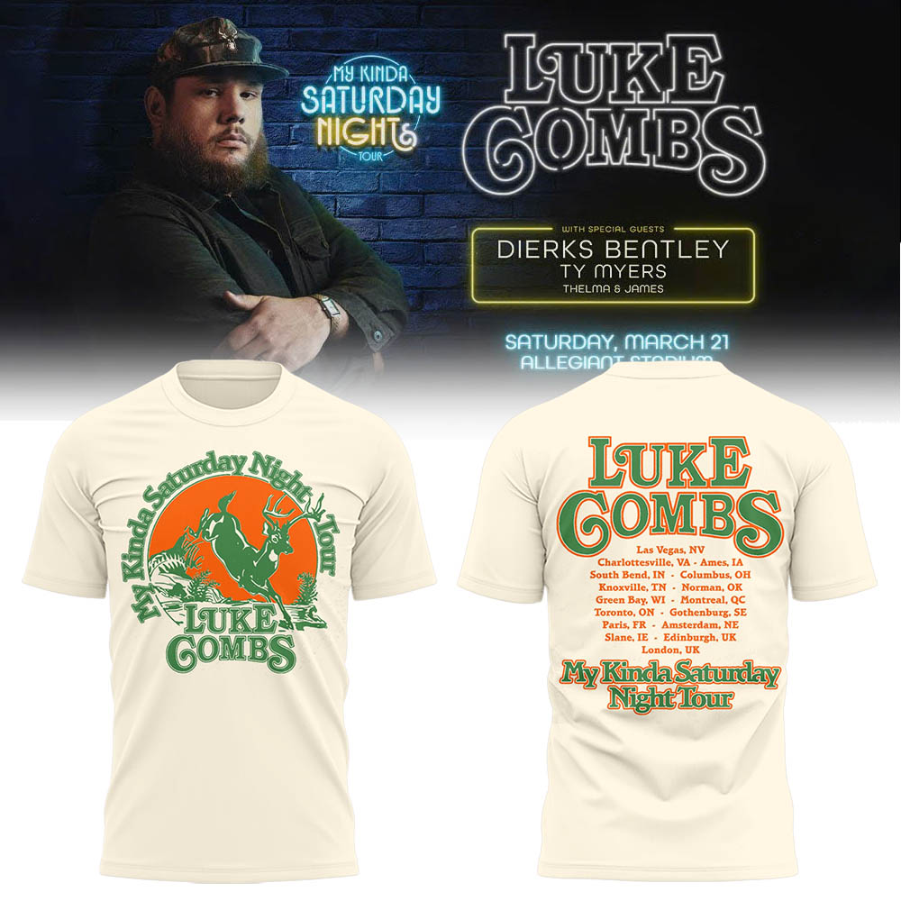 Limited Edition “My Kinda Saturday Night Tour” Tshirt