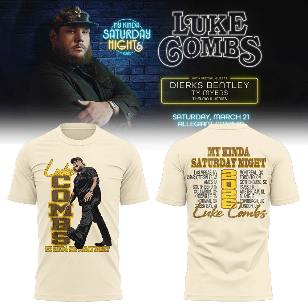 Limited Edition “My Kinda Saturday Night Tour” Tshirt
