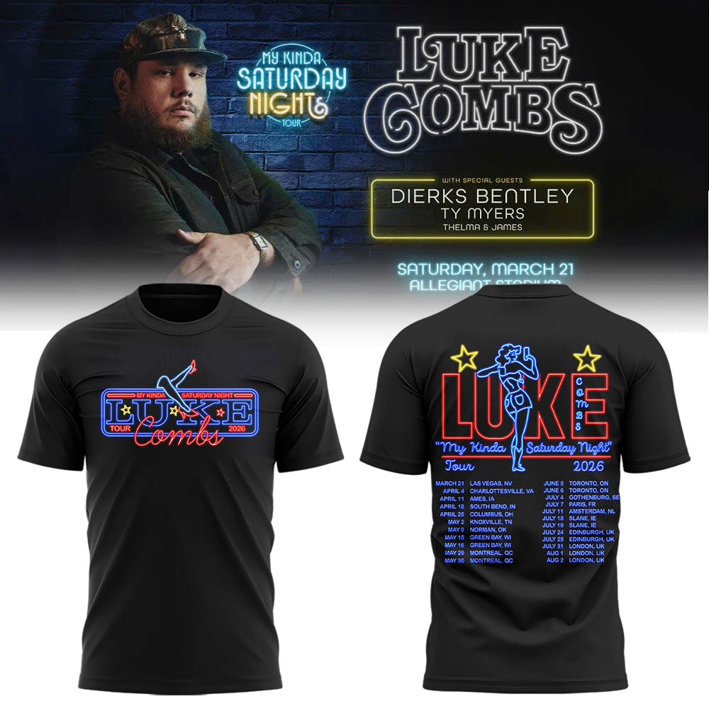 Limited Edition “My Kinda Saturday Night Tour” Tshirt