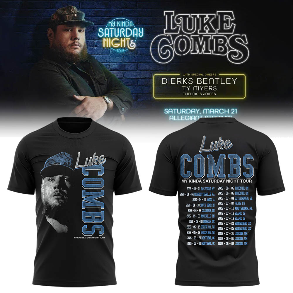Limited Edition “My Kinda Saturday Night Tour” Tshirt
