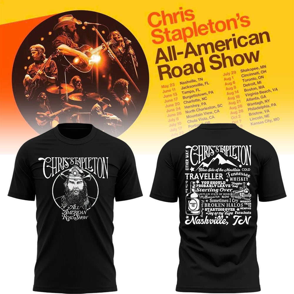 Limited Edition Chris Stapleton “All-American Road Show” Tshirt