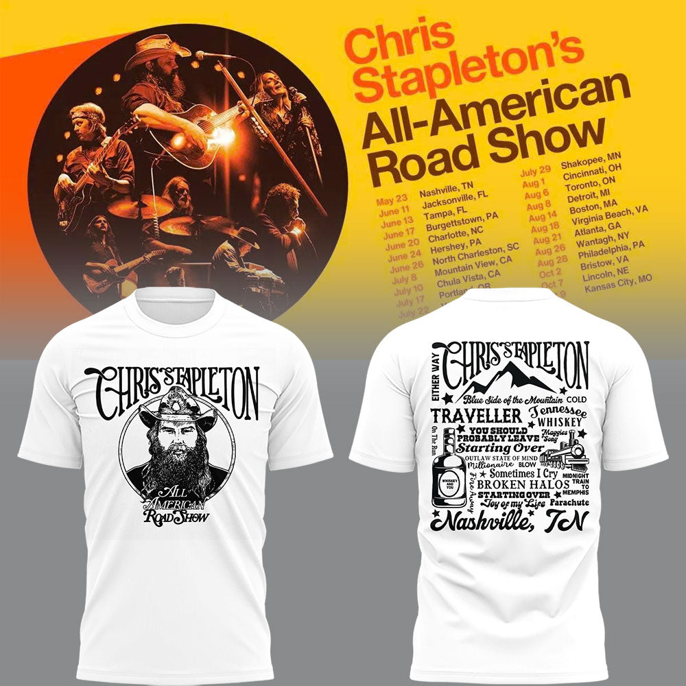 Limited Edition Chris Stapleton “All-American Road Show” Tshirt