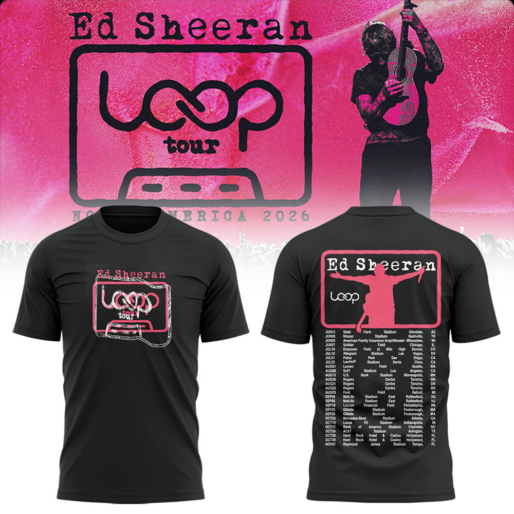 Ed โNorth American Loop Tour 2026โ ๐ธโโ๏ธโ Shirt