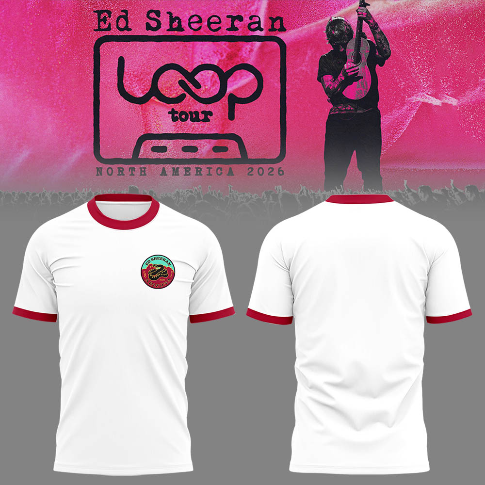Ed “North American Loop Tour 2026” in Arizona🎸➕✖️➗ Shirt