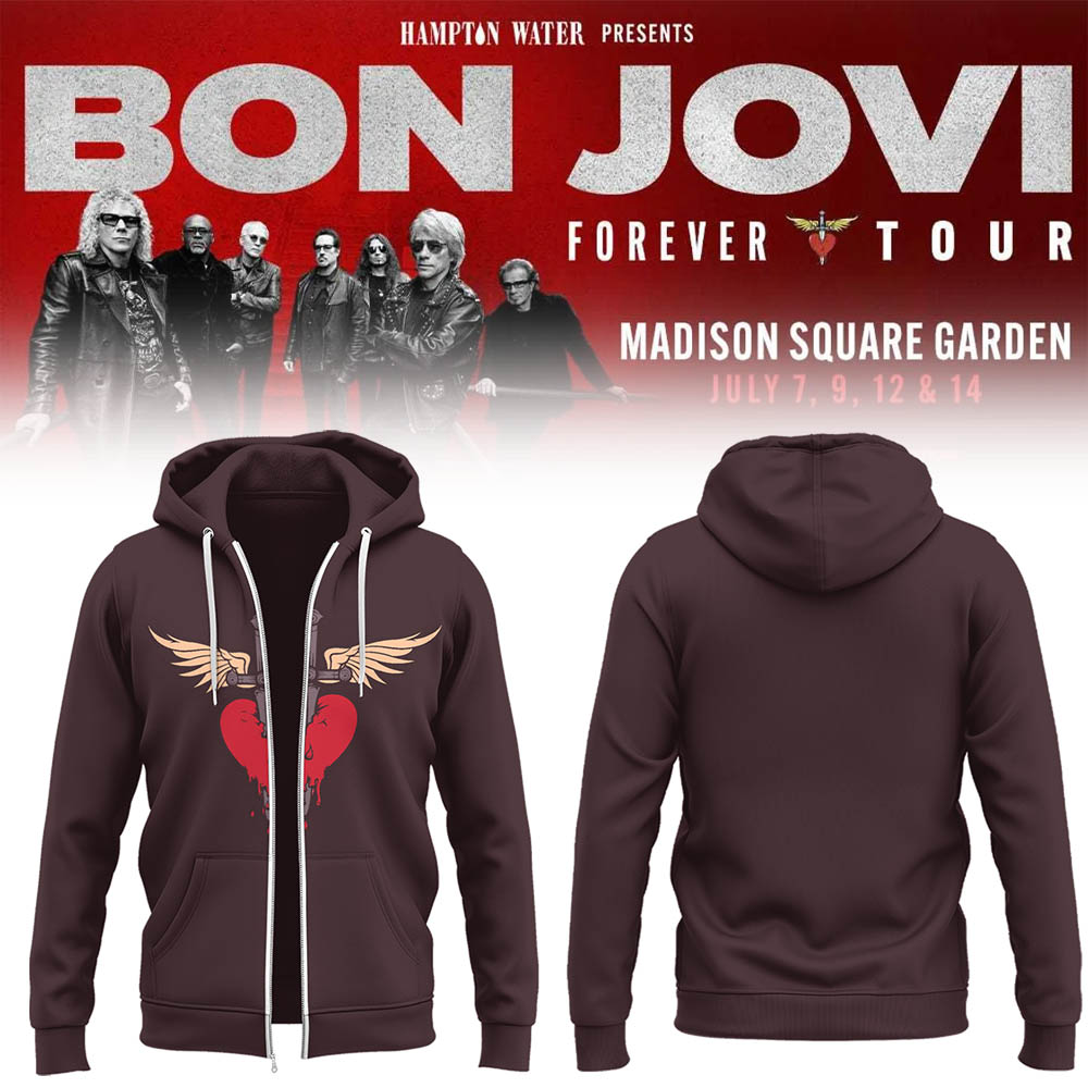 Limited Edition Forever Tour 2026 Zip Hoodie