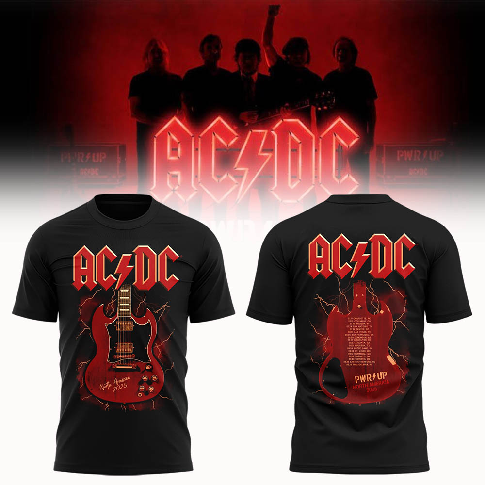 Limited Edition POWER UP Tour 2026 At Camp Randall Stadium TShirt