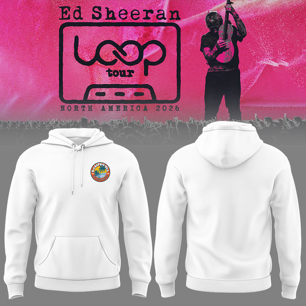 Ed “North American Loop Tour 2026” at Petco Park,CA 🎸➕✖️➗Hoodie