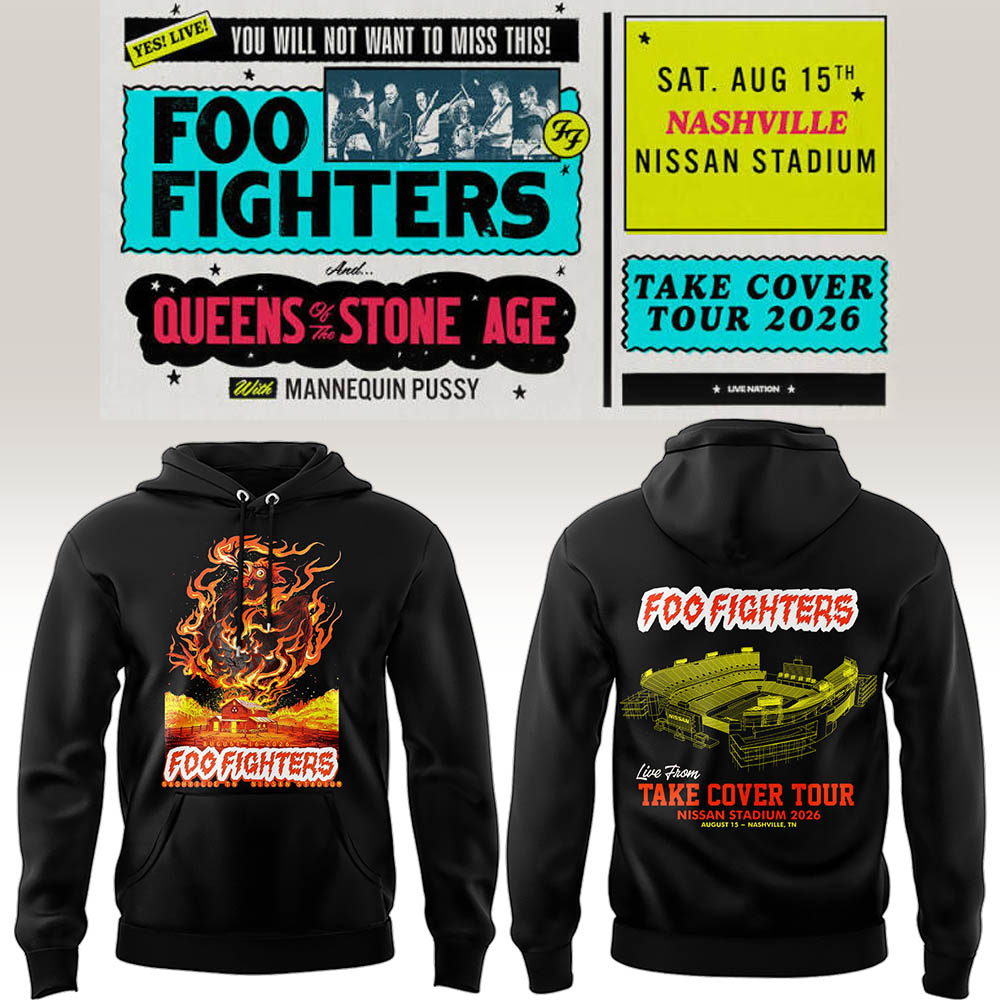 FF 🎸🎤 “Take Cover Tour 2026” in Nashville,TN Hoodie