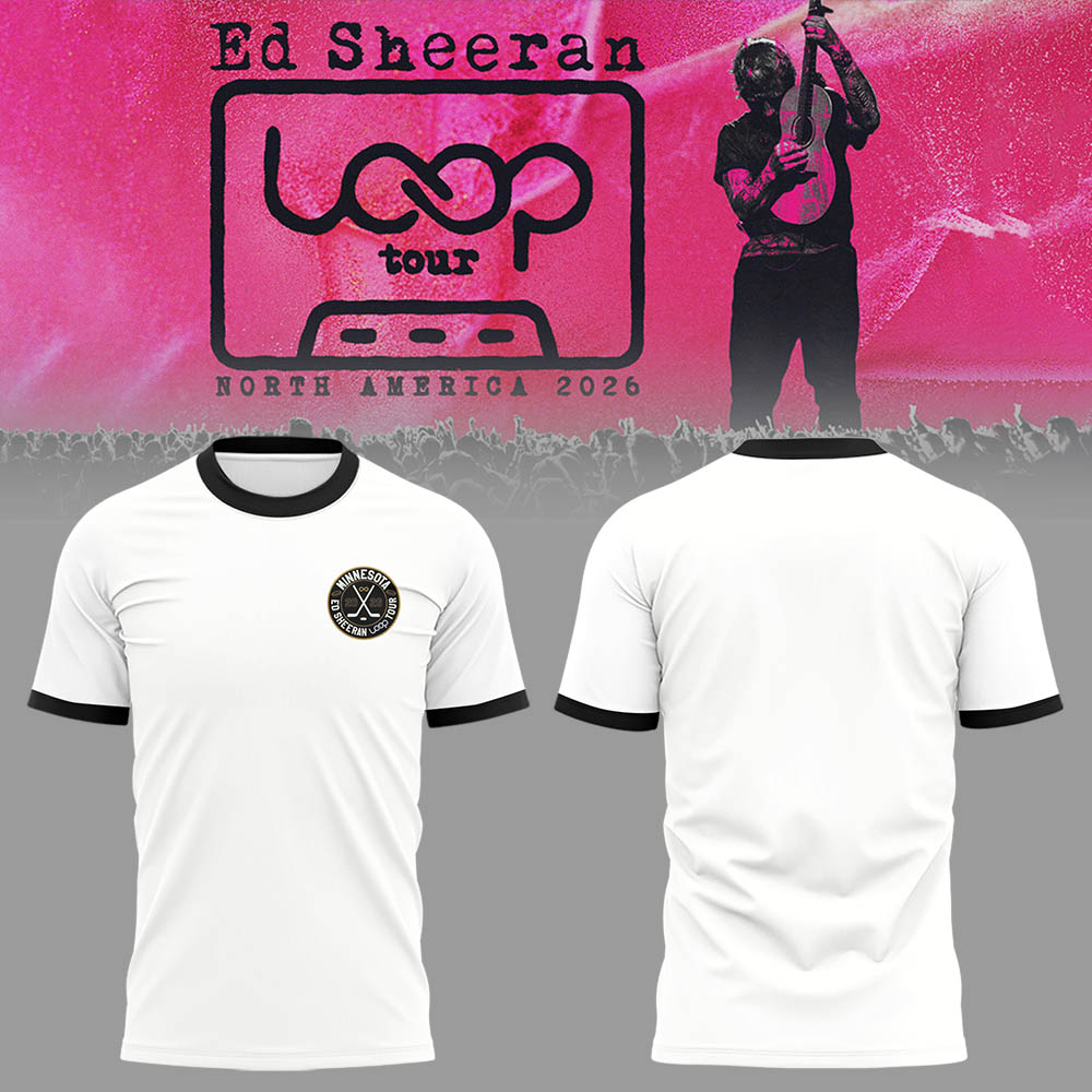 Ed โNorth American Loop Tour 2026โ at U.S. Bank Stadium,MN ๐ธโโ๏ธโ Shirt