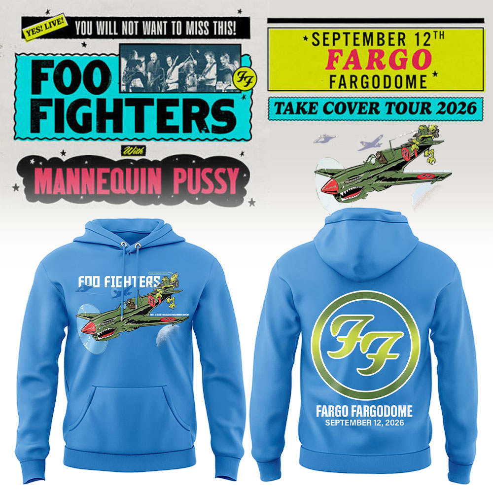 FF 🎸🎤 “Take Cover Tour 2026” at FARGODOME,ND Hoodie