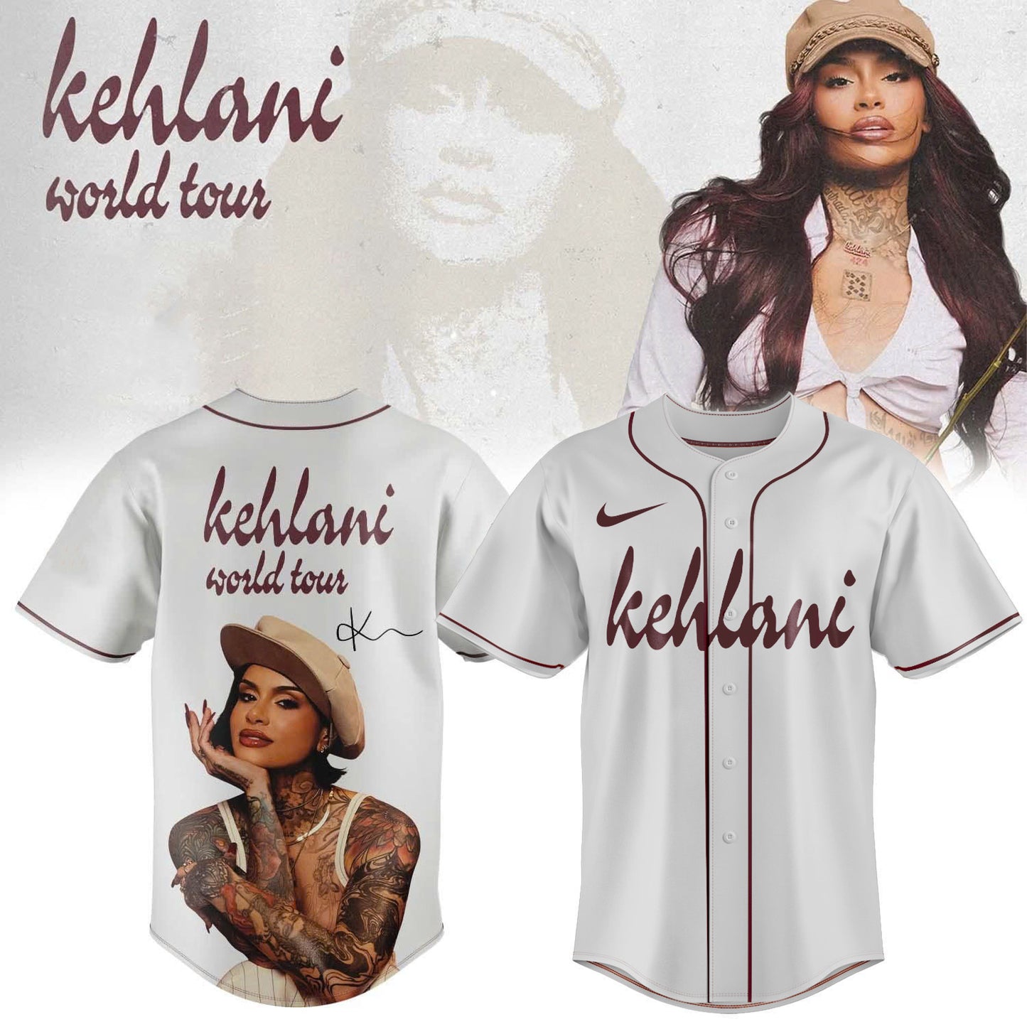 ,,,Kehlani World Tour Limited Edition Signature – Jersey