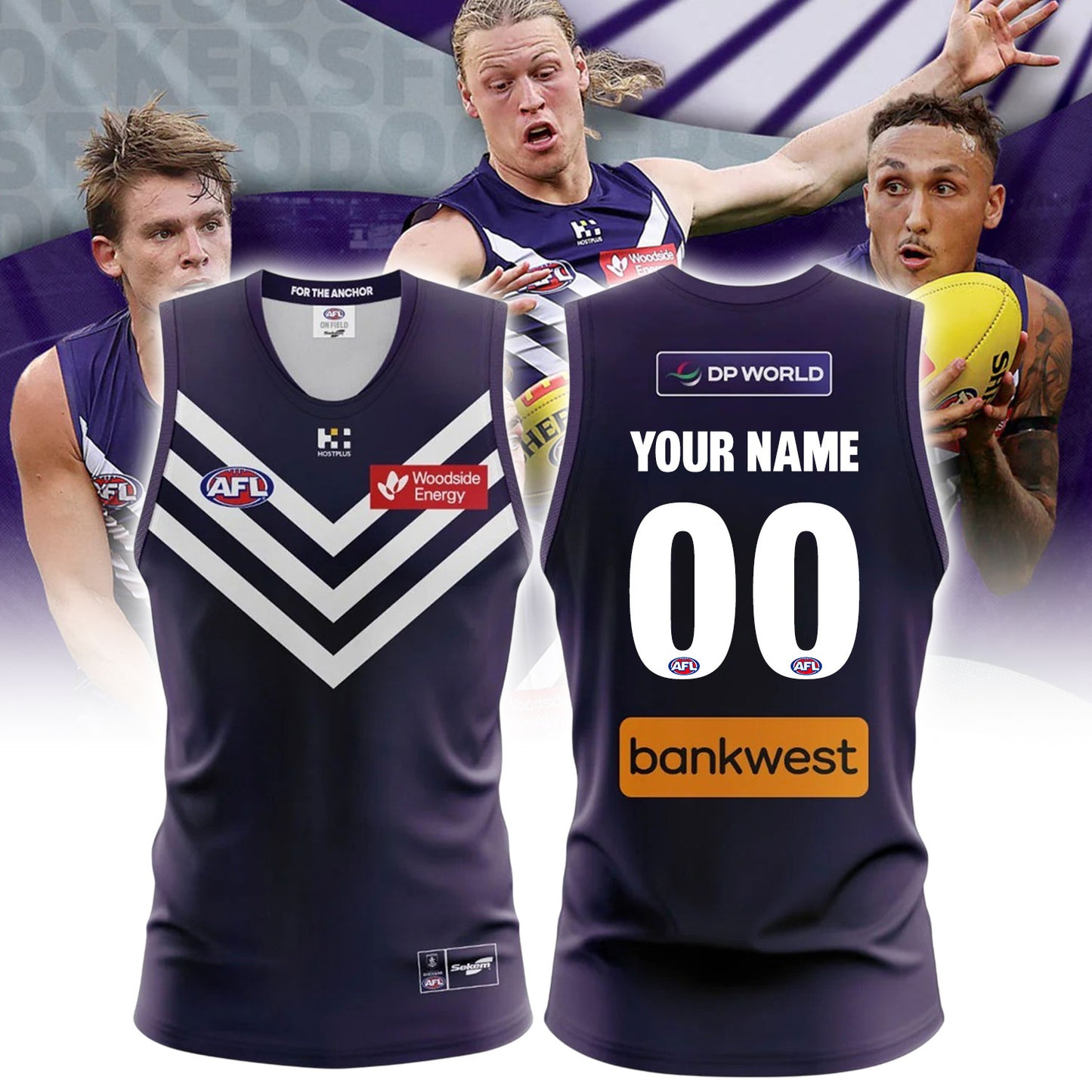 …Fremantle Football Club 2026 Personalized Home Guernsey