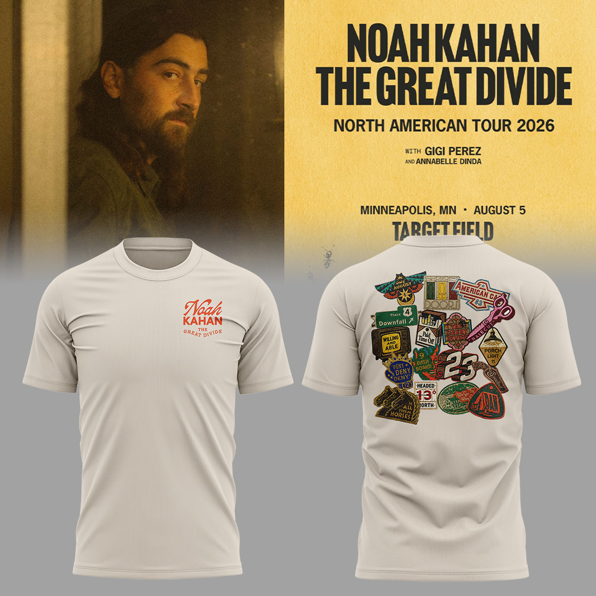 Limited Edition The Great Divide Tour 2026 Shirt
