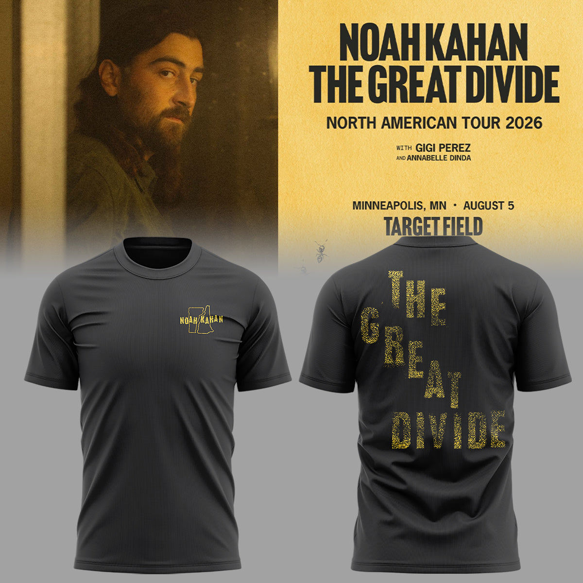 Limited Edition The Great Divide Tour 2026 Shirt