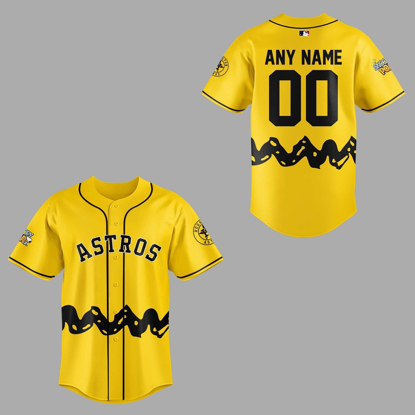 Astros x Peanuts Night ⚾🐶Custom Jersey