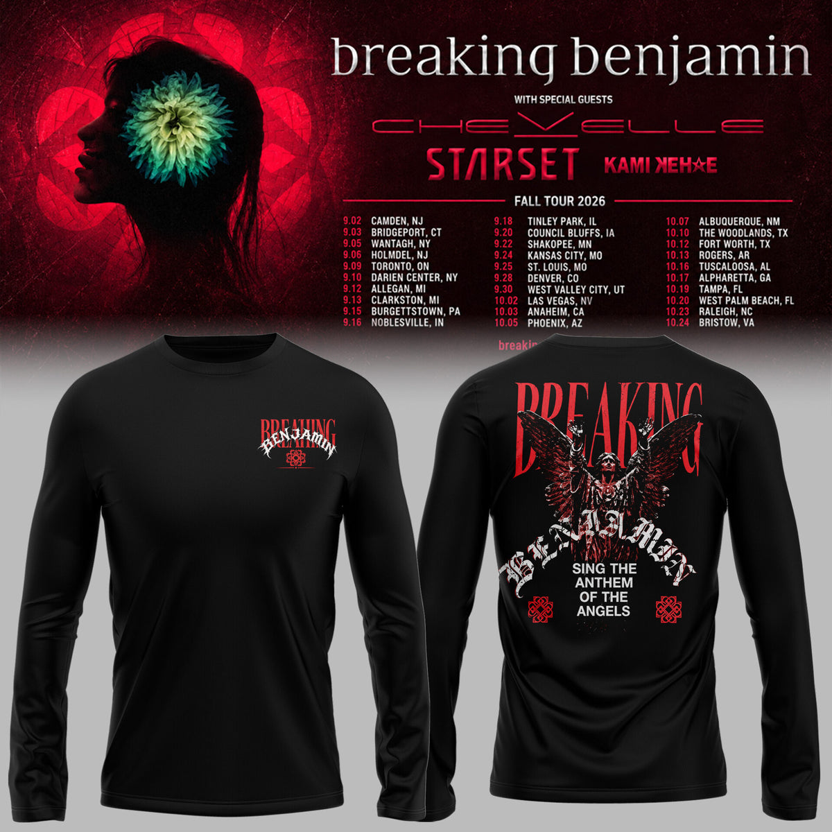 Limited Edition Fall Tour 2026 Long Sleeve Shirt