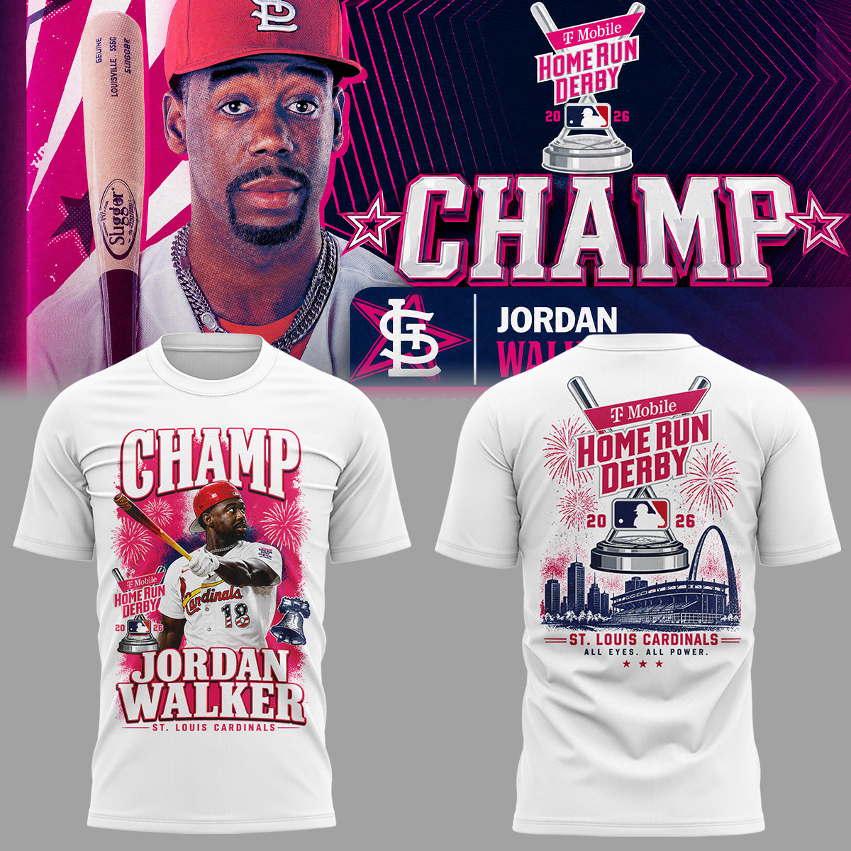 Limited Edition HOME RUN DERBY CHAMPION T-Shirt