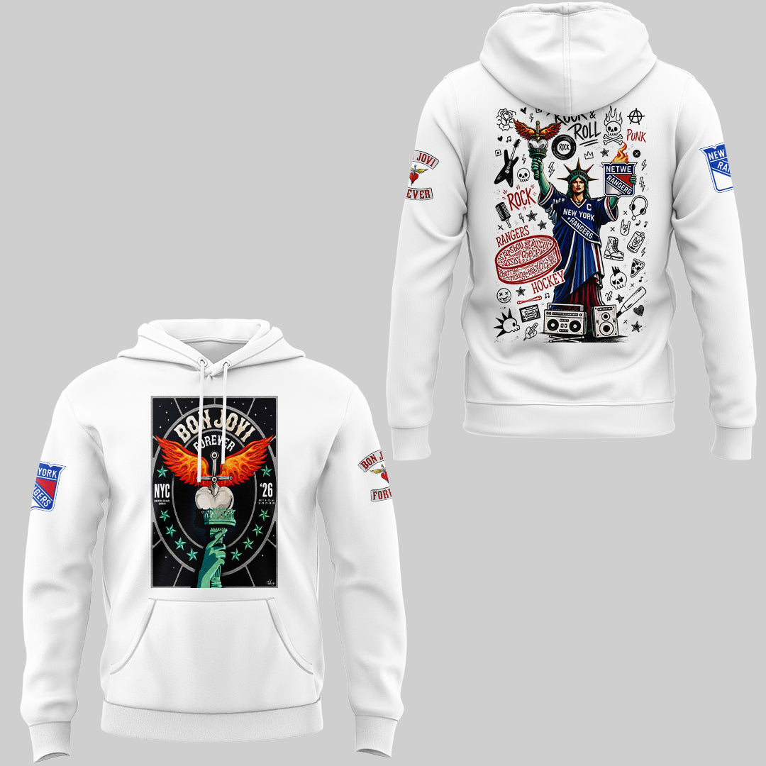 Limited Edition Bon Jovi Forever Tour 2026 Hoodie