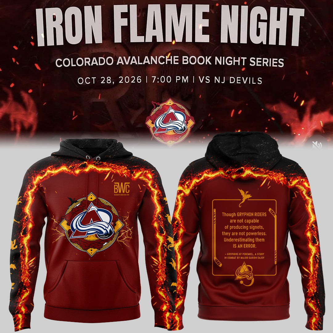 Limited Edition Iron Flame Night Hoodie