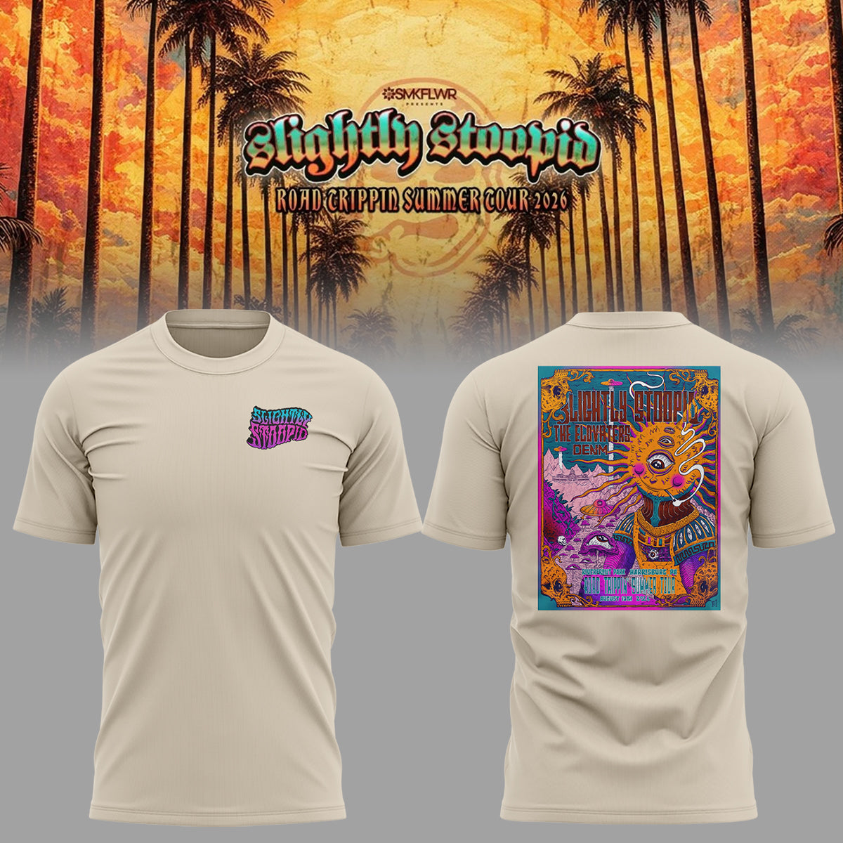 Limited Edition Slightly Stoopid Tour 2026 Tshirt