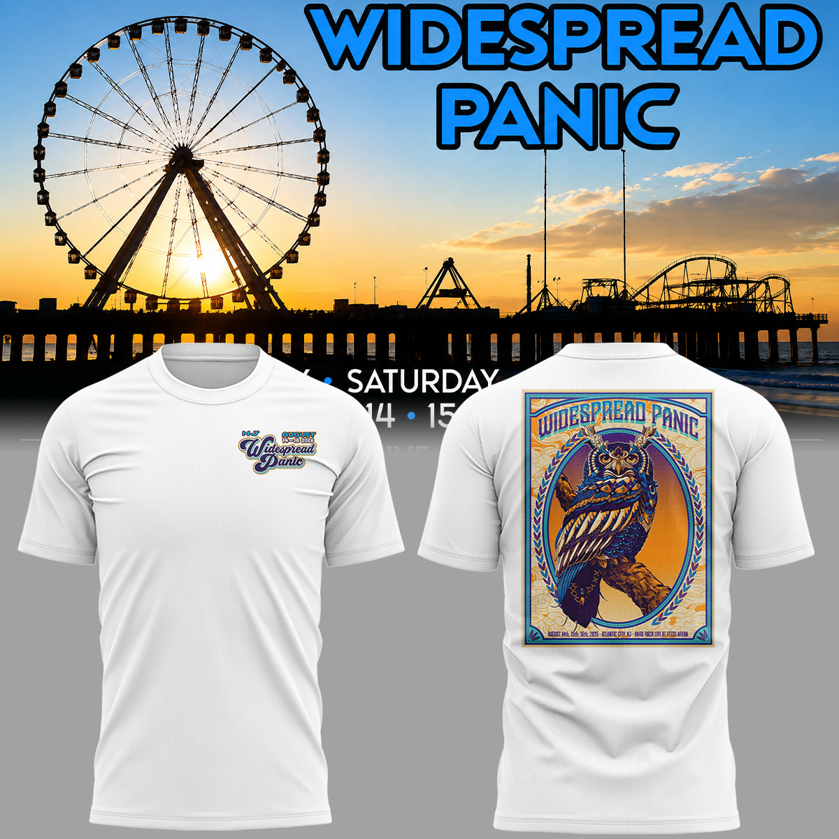 imited Edition Widespread Panic Tour 2026 Tshirt
