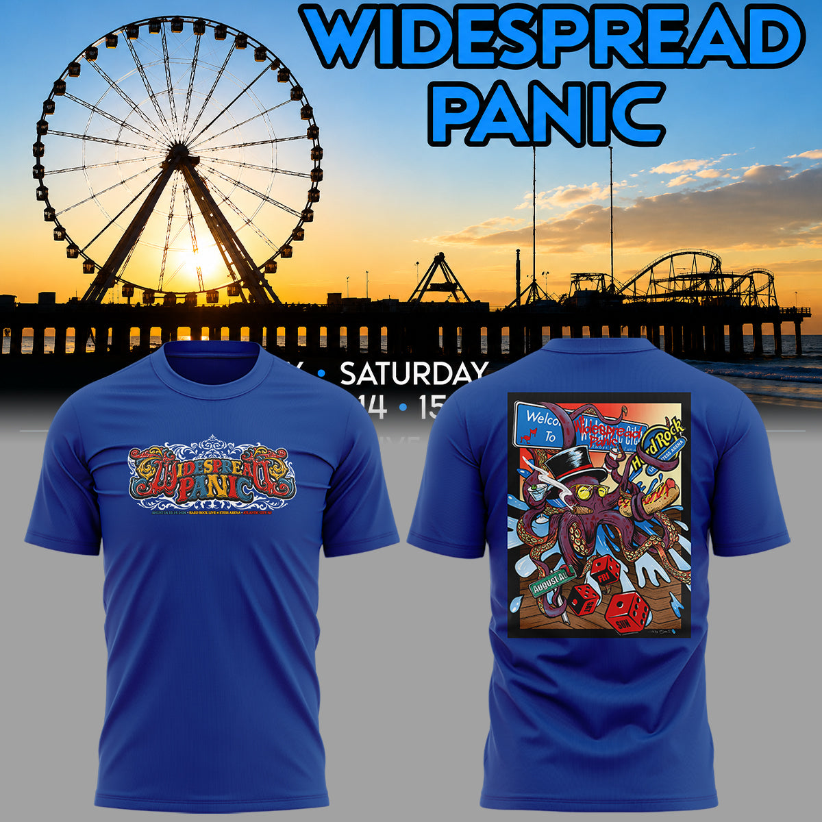 imited Edition Widespread Panic Tour 2026 Tshirt