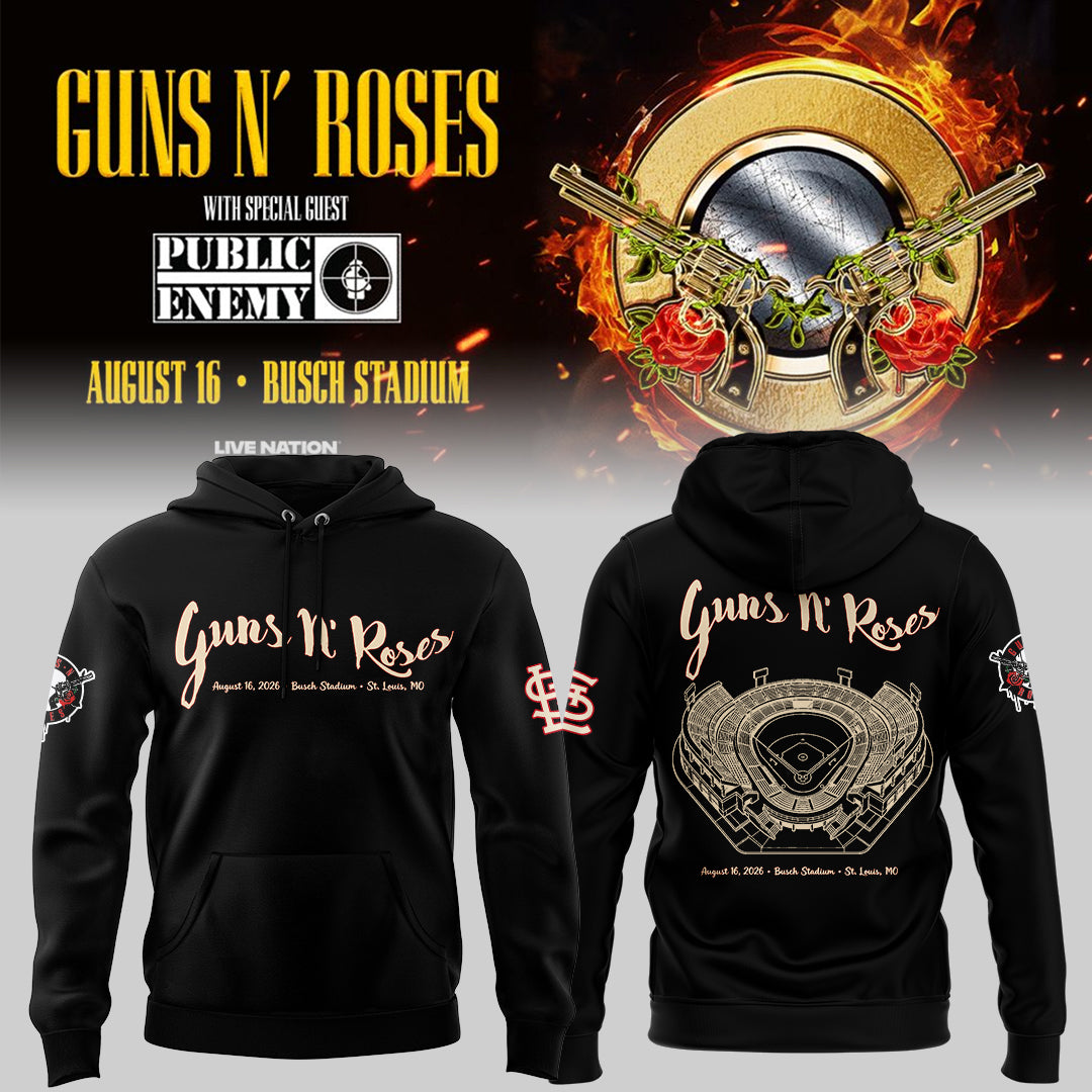 Limited Edition Guns N’ Roses Tour 2026 Hoodie